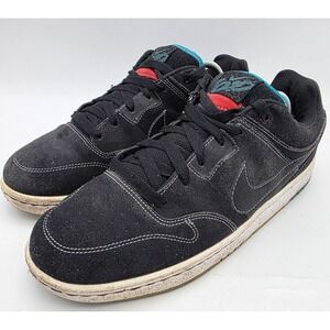 Nike 6.0 Air Zoom 325333-005 Black Red Blue Suede Size 11 Skate BMX 2009